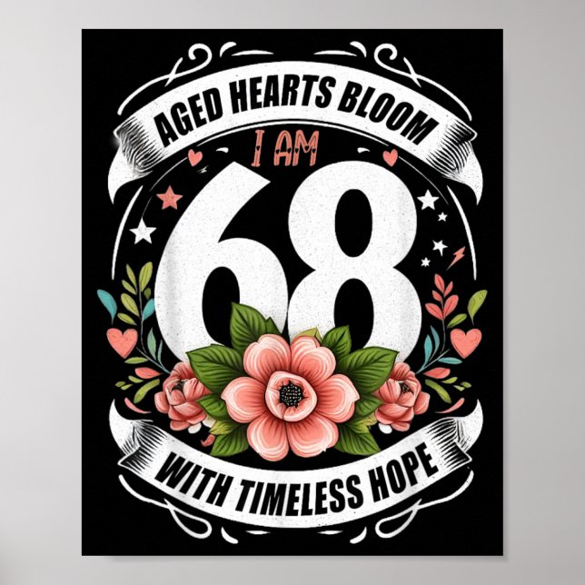 68 Without Plus 1 Middle Finger For A 68th Poster (Front)