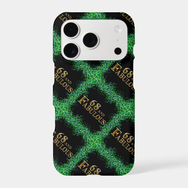 68th Birthday  Iphone Case (Back)