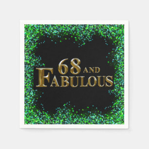 68th Birthday  Napkins