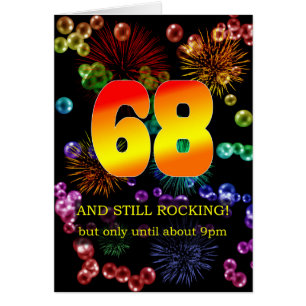 68th Birthday Still Rocking Cards