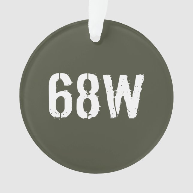68W - Green Ornament (Front)