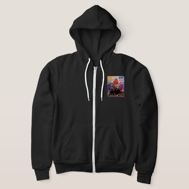 69º Star Struck Zip-up Hoodie (Laydown)