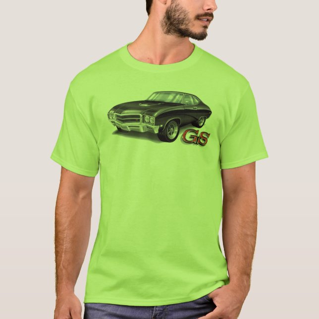69 Buick GS in Black T-Shirt (Front)
