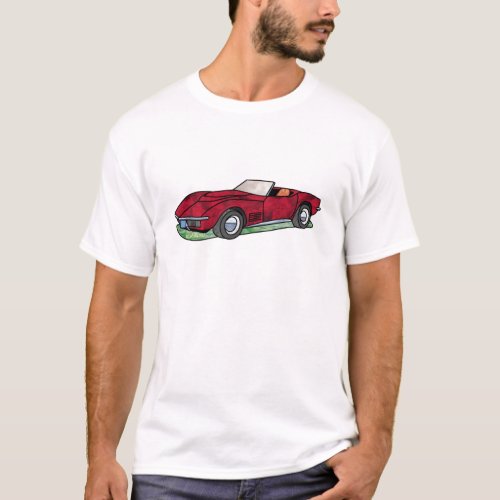 69 Corvette Sting Ray Roadster T_Shirt