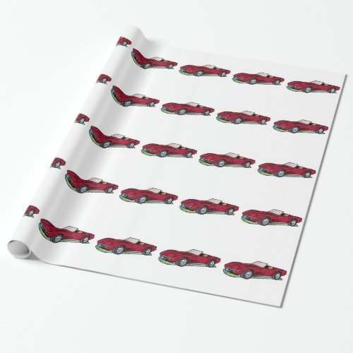 69 Corvette Sting Ray Roadster Wrapping Paper