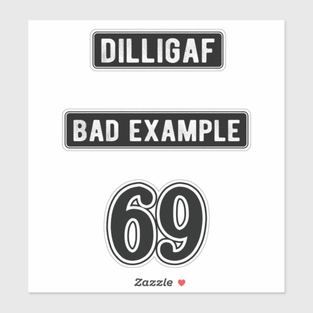 69 Helmet Sticker Packs (Sheet)