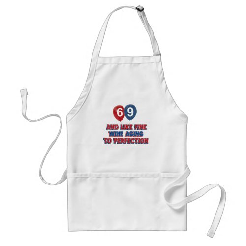 69 year old birthday gifts adult apron