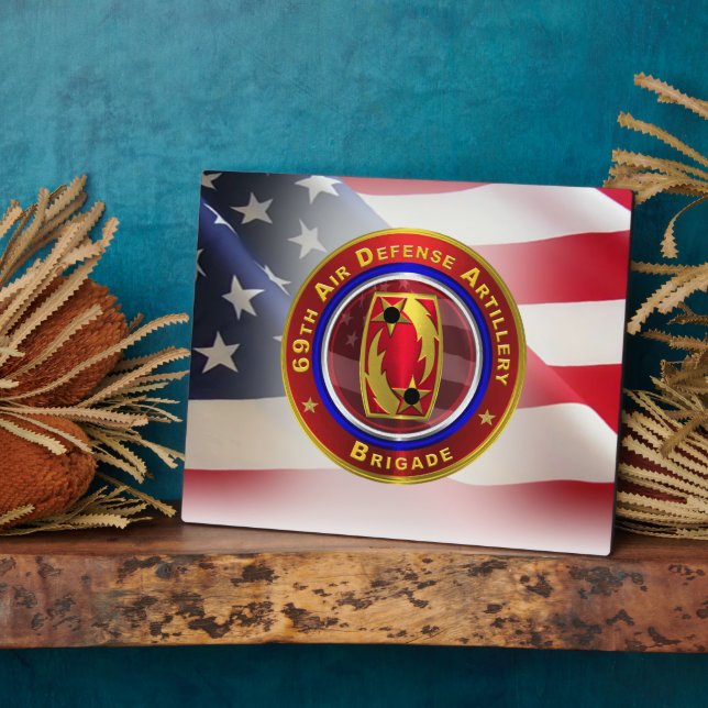 69th Air Defense Artillery Brigade  Plaque (Side)