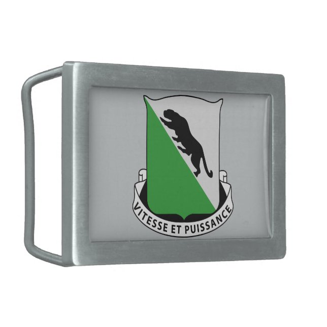 69th Armored Regiment Belt Buckle (Front Left)