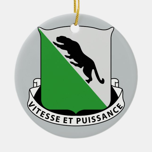 69th Armored Regiment Ceramic Ornament (Front)