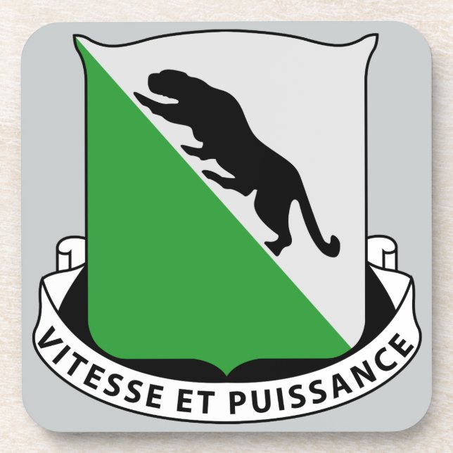 69th Armored Regiment Drink Coaster (Front)