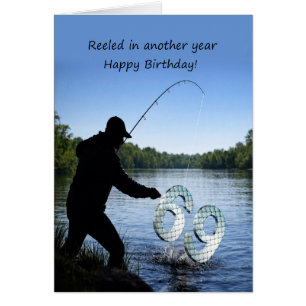 69th Birthday Fisherman Cards