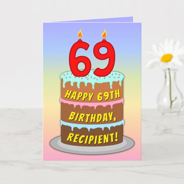 Cake Topper Svg 69 & Fabulous Svg 69th Birthday Svg Happy - Etsy