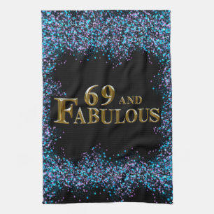69th Birthday Kitchen Towel