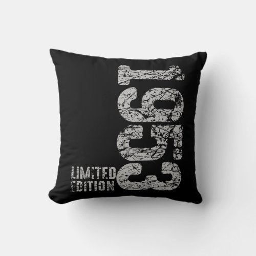 69th Birthday Ladies Mens 69 Years 1953 Funny Throw Pillow