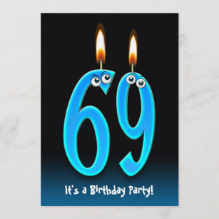 69th Birthday Party Invite