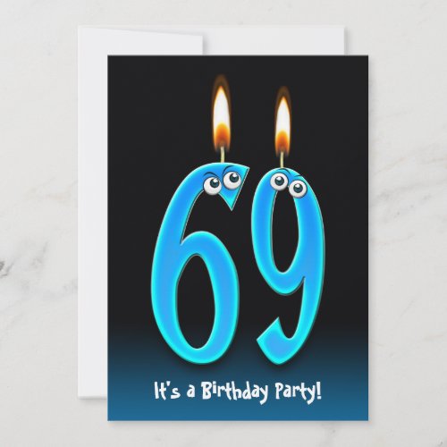 69th Birthday Party Invite