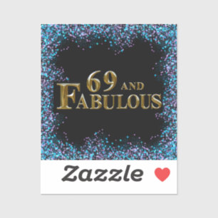 69th Birthday Sticker