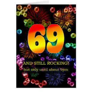 69th Birthday Still Rocking Cards