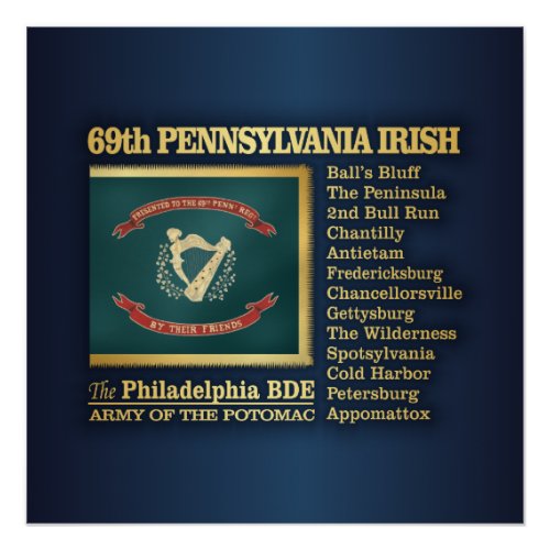 69th Pennsylvania Irish BH Poster