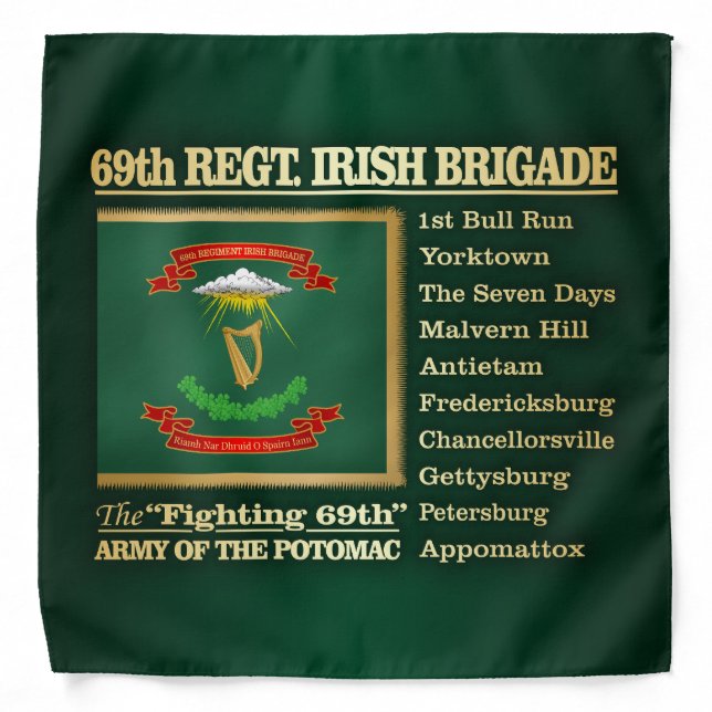 69th Regiment, Irish Brigade (BH) Bandana (Front)