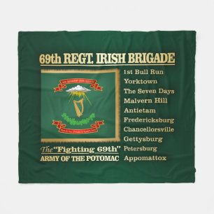 69th Regiment, Irish Brigade (BH) Fleece Blanket
