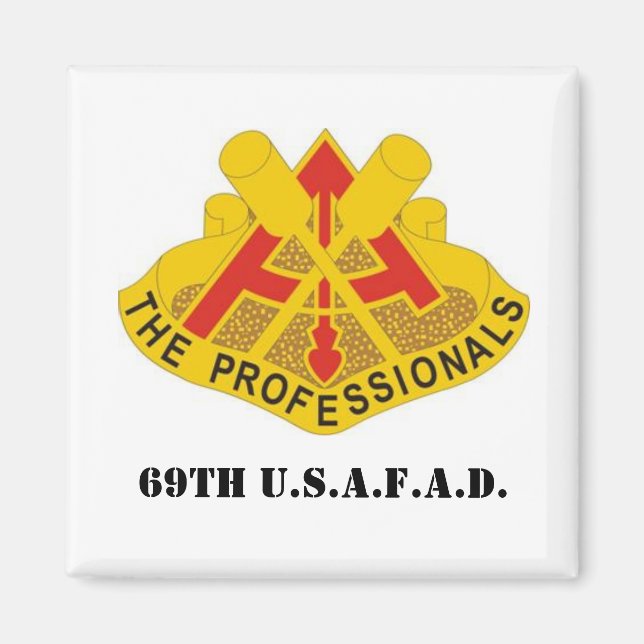 69th U.S.A.F.A.D. Magnet (Front)