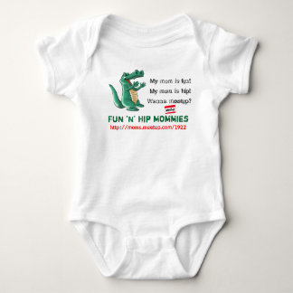 6-12 month Fun n Hip Moms Baby Bodysuit