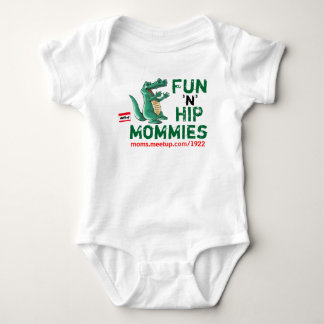6-12 month Fun n Hip Moms - Customized Baby Bodysuit