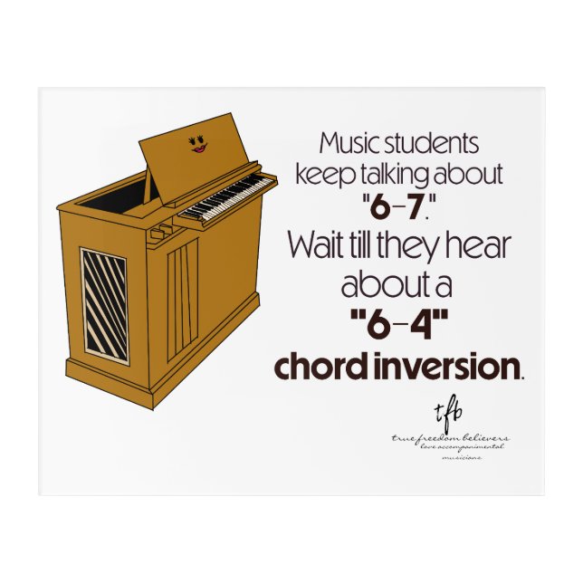 6-4 Chord Inversion Acrylic Print (Front)