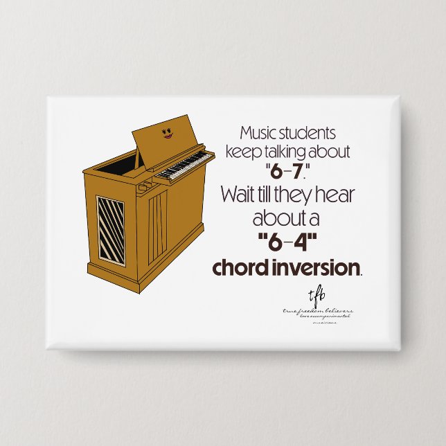 6-4 Chord Inversion  Button (Front)