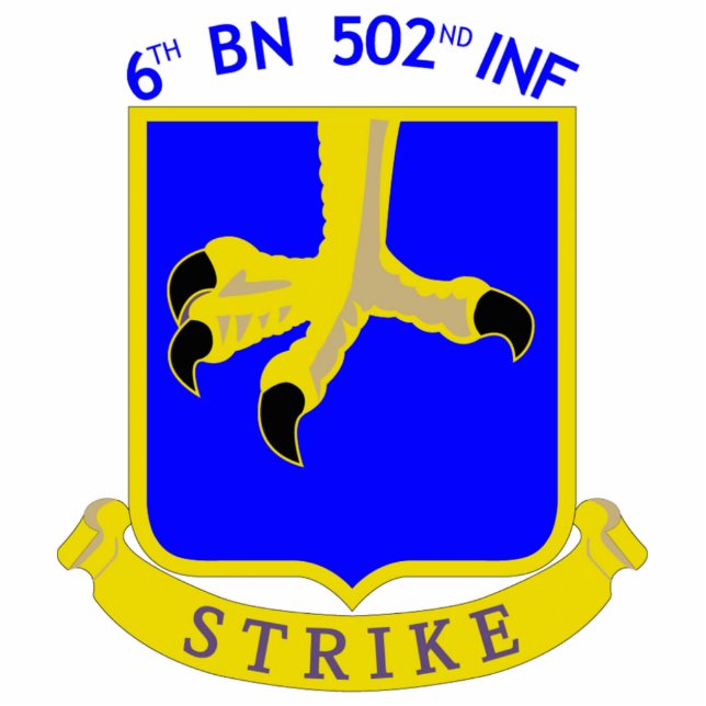 6/502nd Cutout Stand (Front)