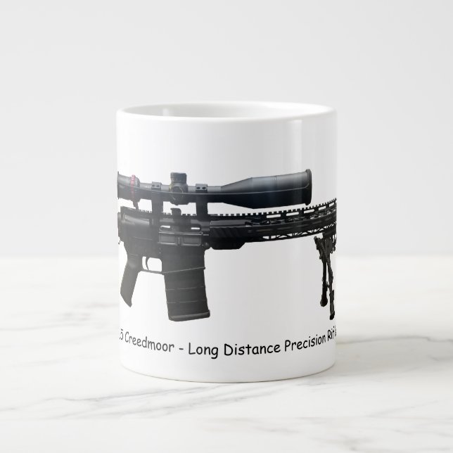 6.5 Creedmoor - Long Distance Precision Rifle Giant Coffee Mug (Front)