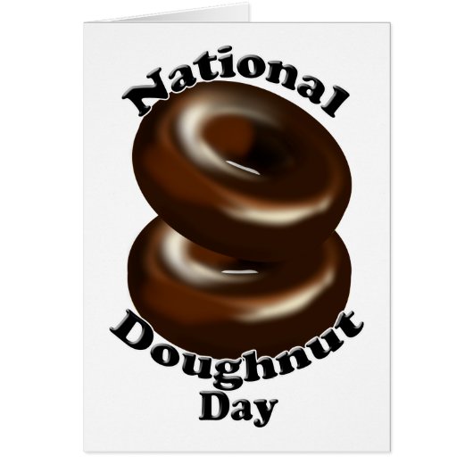 6-6 is National Doughnut Day Cards (Front)