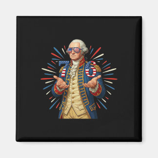 6-7 7-6 George Washington Seven Six Funny 4th Of J Magnet