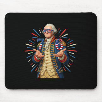 6-7 7-6 George Washington Seven Six Funny 4th Of J Mouse Pad