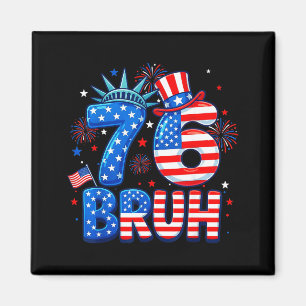 6-7 7-6 george washington seven six funny 4th of magnet
