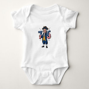 6-7 7-6 George Washington Six Seven Meme 67 Trend Baby Bodysuit