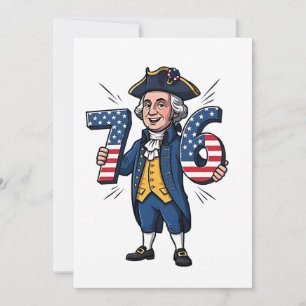 6-7 7-6 George Washington Six Seven Meme 67 Trend Thank You Card