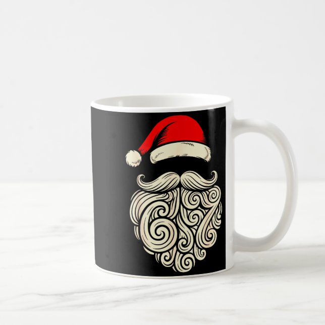 6 7 Christmas 67 Santa Six Seven Christmas Boys Te Coffee Mug (Right)