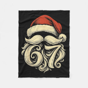 6 7 Christmas 67 Santa Six Seven Christmas Boys Te Fleece Blanket