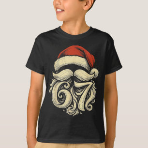 6 7 Christmas 67 Santa Six Seven Christmas Boys Te T-Shirt
