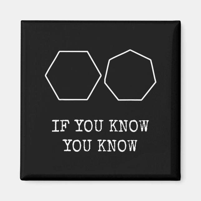 6 7 Funny If You Know You Know Meme Six Seven  Magnet (Front)