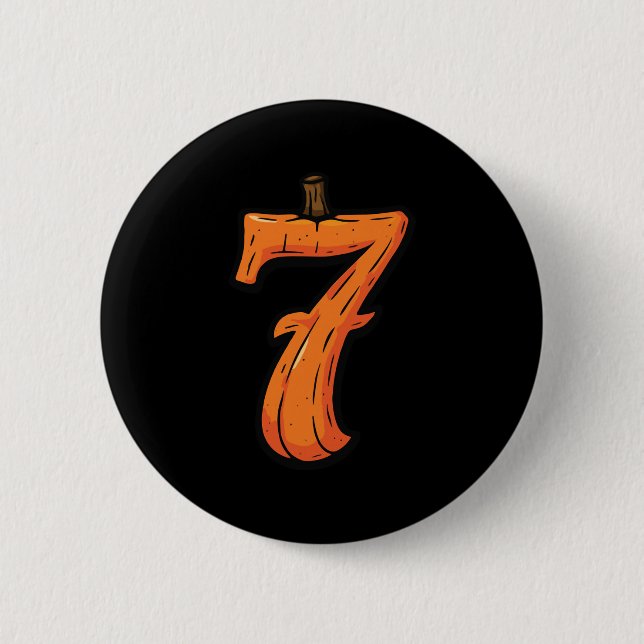 6 7 Funny Six Seven Halloween Costume Matching Cou Button (Front)