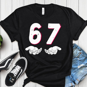 6 7 funny, Six Seven Meme Trendy T-Shirt