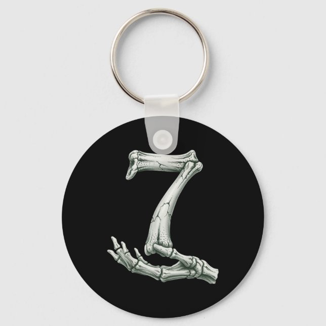 6 7 Halloween Skeleton Funny 67 Meme Gen Alpha Six Keychain (Front)