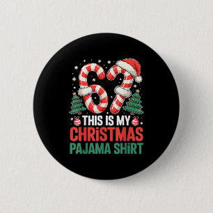 6-7 Meme Gen Alpha This Is My 67 Christmas Pajama Button