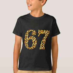 6-7 Meme Leopard Cheetah Cool Six-seven T-Shirt