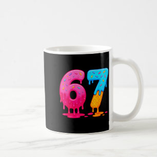 6 7 Meme Six Seven Ice Cream Drip Coffee Mug