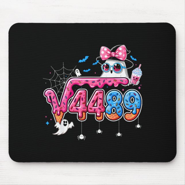 6 7 Meme Square Root 4489 Slang Math Teacher Hallo Mouse Pad (Front)